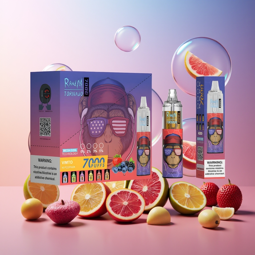 Fumot Tornado 7000 Einweg-Vape – 7000 Puffs, 14 ML E-Liquid, Mesh Coil, Schweiz Großhandel