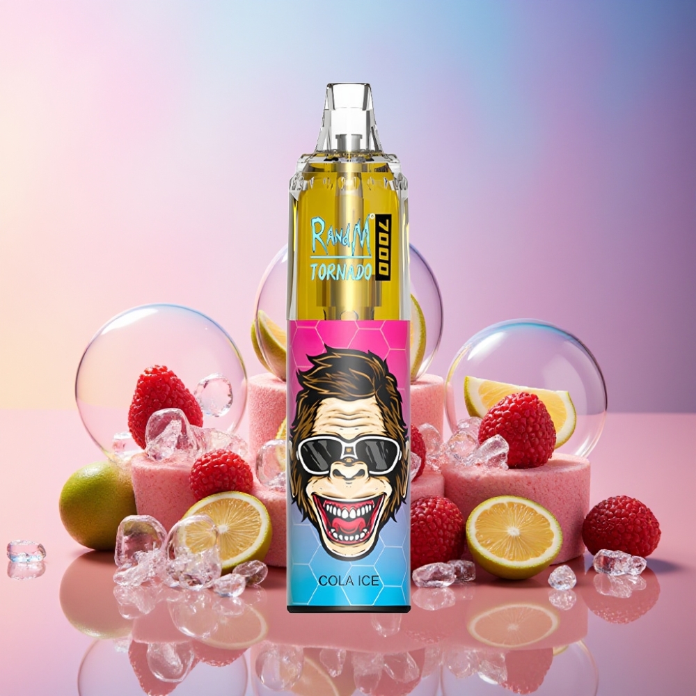 Fumot Tornado 7000 Einweg-Vape Cola-Eis - 7000 Züge, 14 ML E-Liquid, 850 MAH, Mesh Coil, Schweiz Großhandel