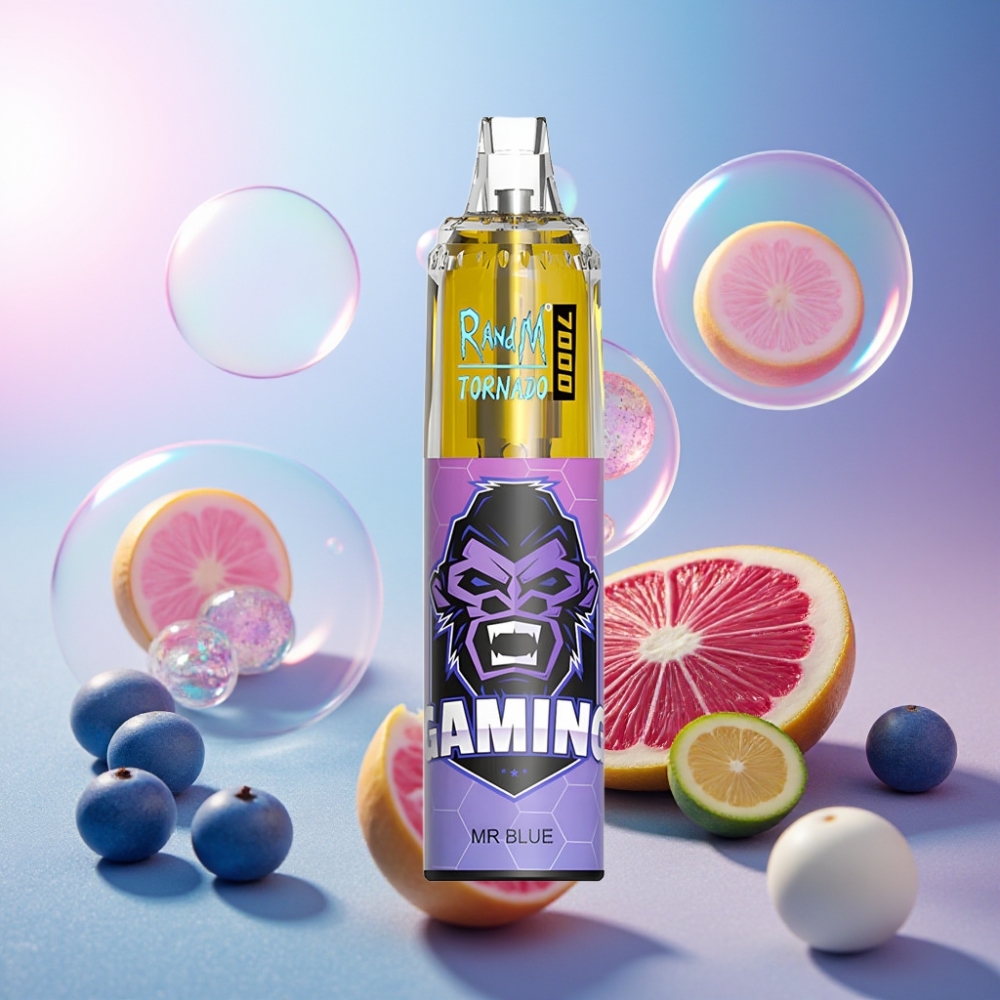 Fumot Tornado 7000 Einweg-Vape Dr. Blau – 7000 Puffs, 14 ML E-Liquid, 850 MAH, Mesh Coil, Schweiz Großhandel