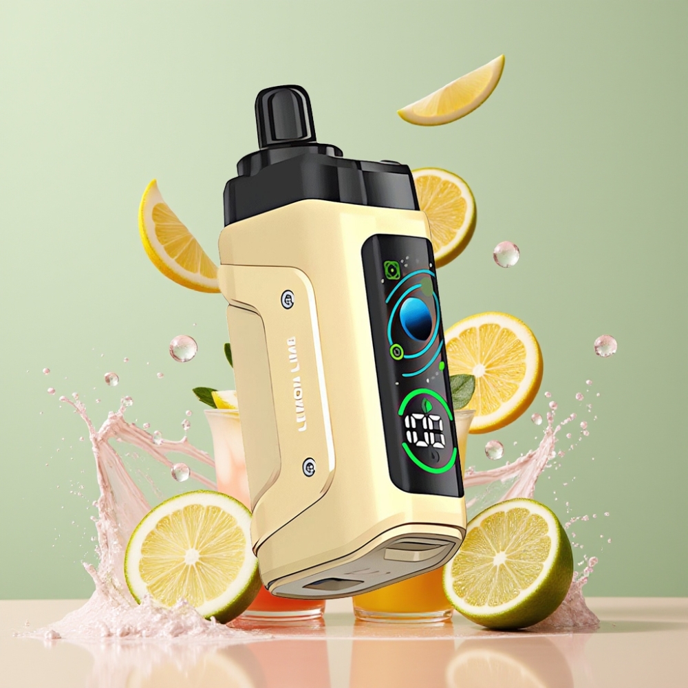 Razz Bar 45000 Puffs Einweg-Vape Zitrone Limette – 45000 Puffs, 1.0 Ohm Mesh Coil, Typ-C Aufladbar, Schweiz Großhandel