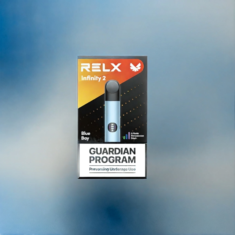 RELX Infinity 2 Vape Device Blau – 1,9 ml Pod, 650 Züge, USB-C – Schweiz Großhandel