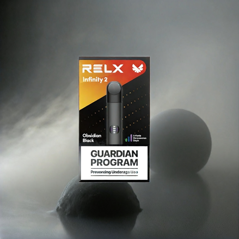 RELX Infinity 2 Vape Device Darkasteroid – 1,9 ml Pod, 440mAh, USB-C – Schweiz Großhandel