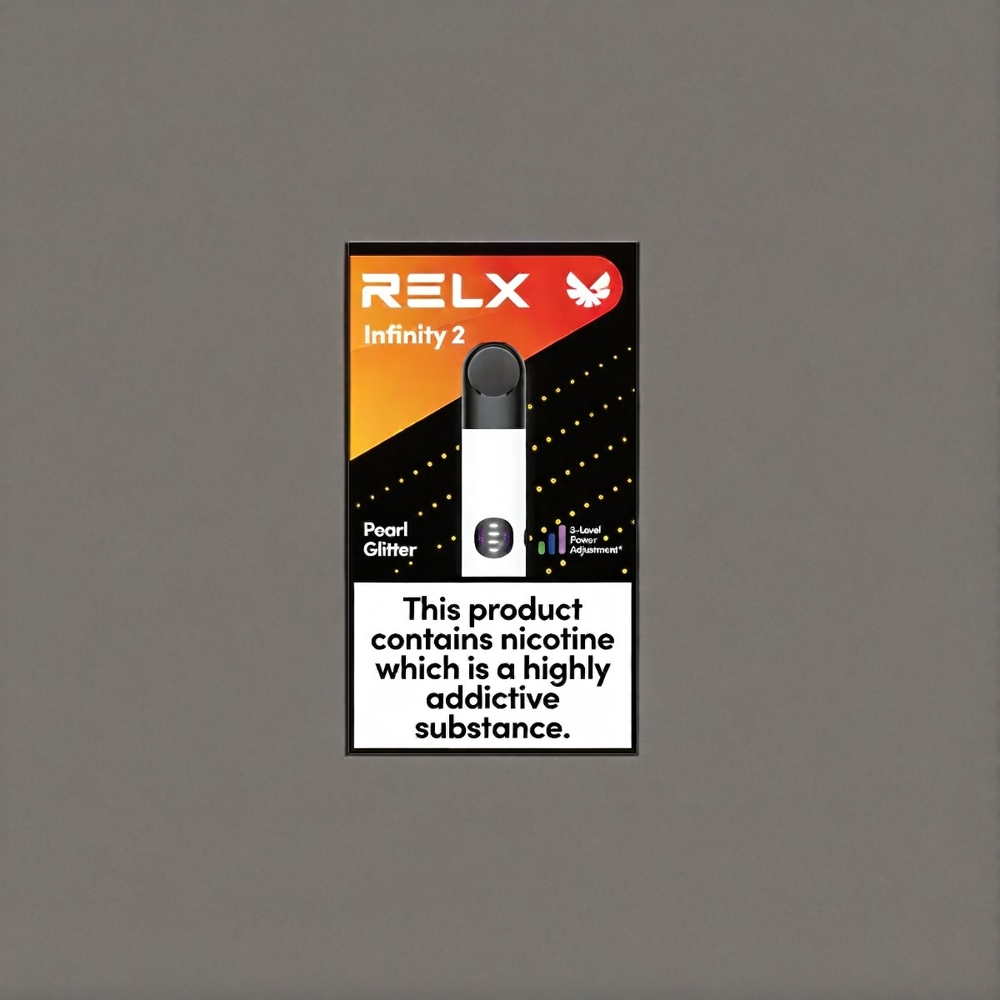 RELX Infinity 2 Vape Device Pearl Powder – 1,9 ml Pod, 600-650 Züge, 440mAh Akku, Schweiz Großhandel