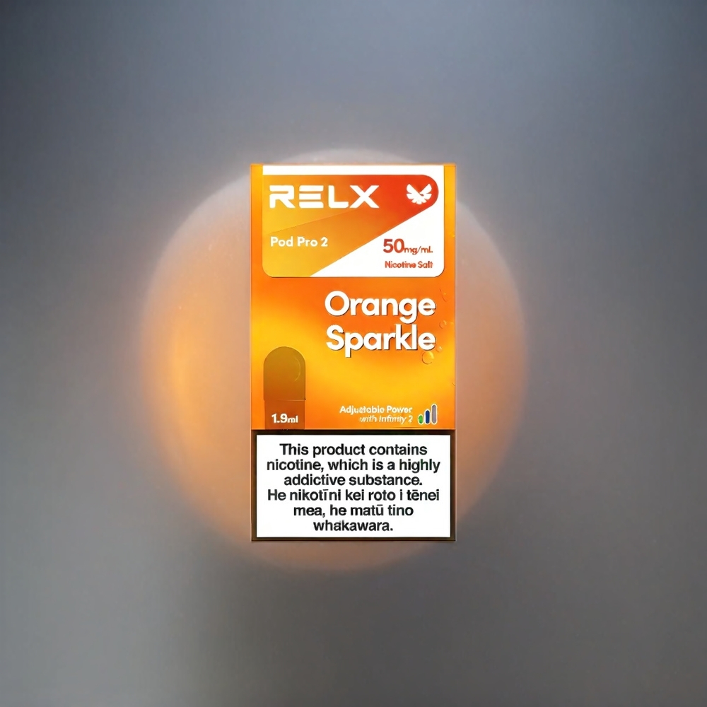 RELX Pod Pro 2 | 5% Nikotin | 600 Züge | 1,9ml | Schweiz Großhandel – Orange Sparkle
