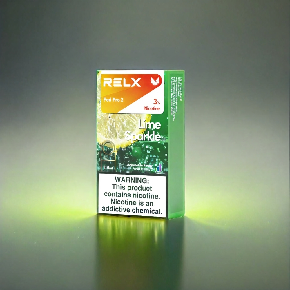 RELX Pod Pro 2 - 600 Züge, 1.9ml, 3%-5% Nikotin, Schweiz Großhandel - Lime Sparkle