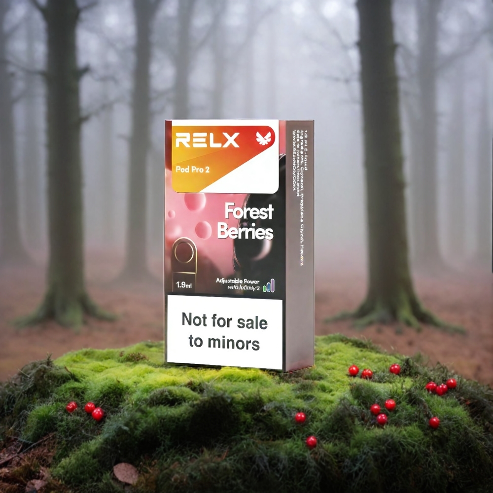 RELX Pod Pro 2 Forest Berries (600 Puffs, 1.9ml, 3 Spannungsstufen) Schweiz großhandel