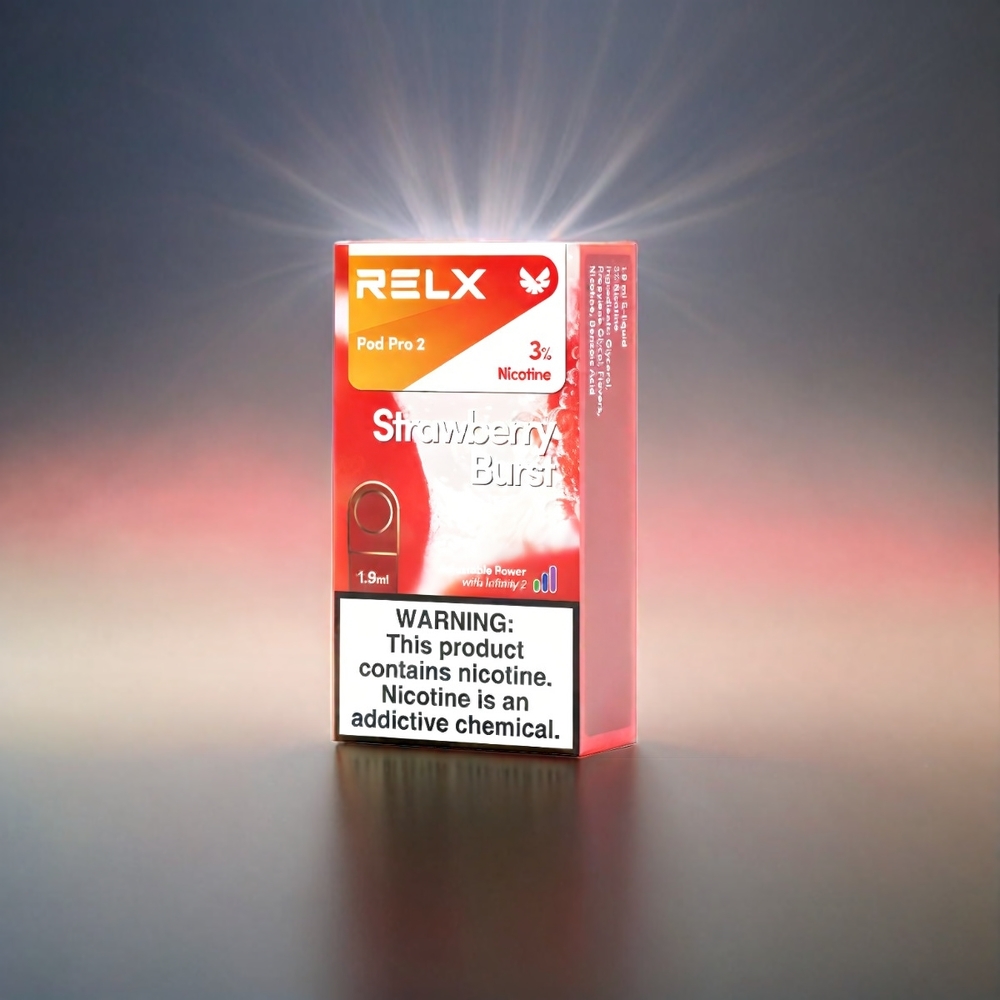 RELX Pod Pro 2 Schweiz Großhandel – 5%, 600 Züge, 2er Pack, Erdbeer-Explosion