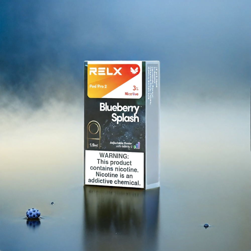 RELX Pod Pro 2 Schweiz Großhandel - 5% Nikotin, 600 Züge, 1.9ml, Heidelbeer-Geschmack
