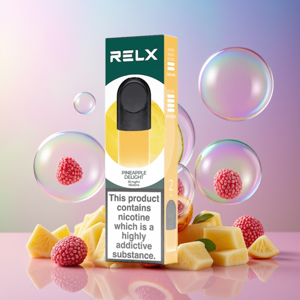 RELX Pod Pro Ananas Geschmack – 1,8% Nikotin, 1,9 ml, Schweiz Großhandel