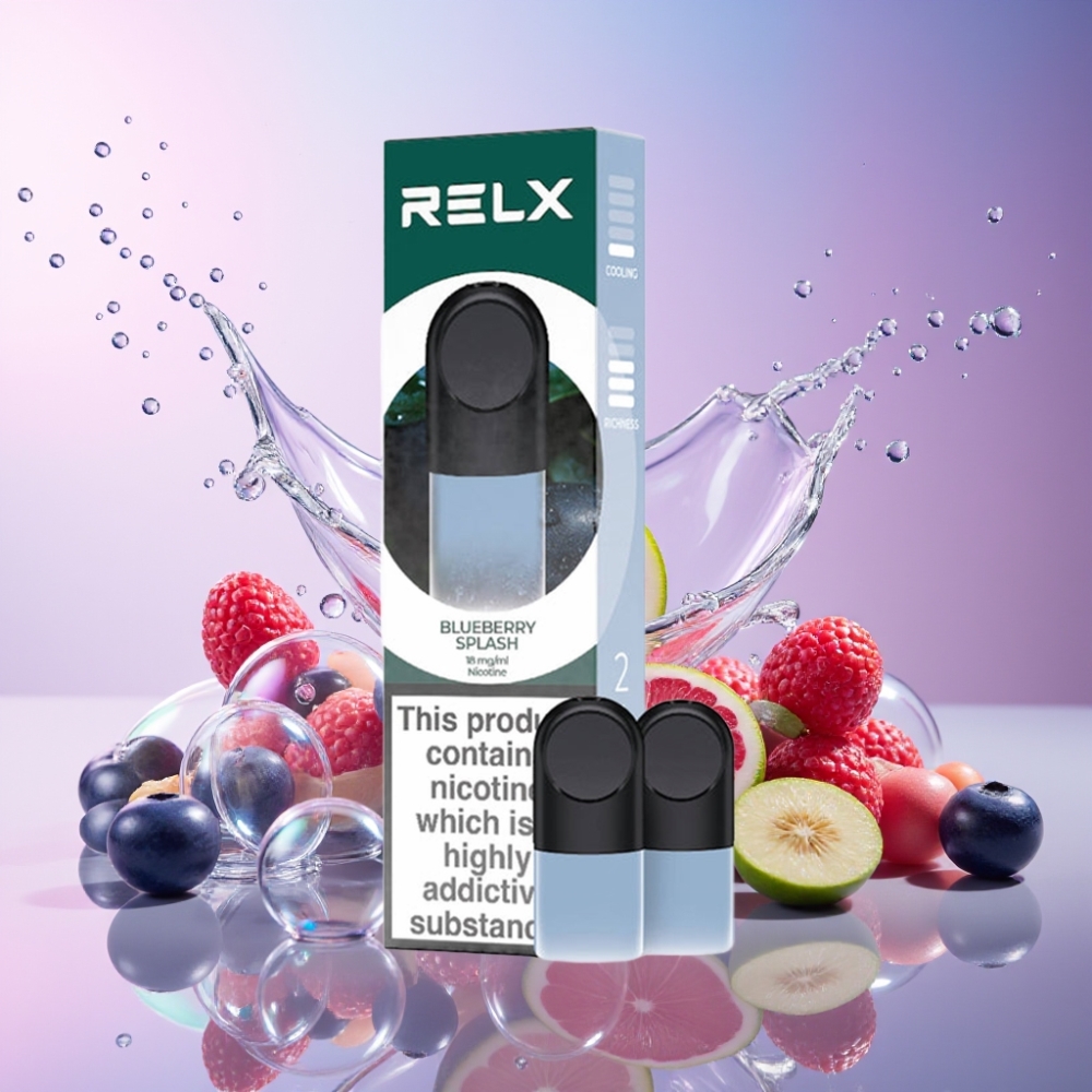 RELX Pod Pro Heidelbeergeschmack Schweiz großhandel – 1,8% Nikotin, 1,9 ml, Super Smooth Experience