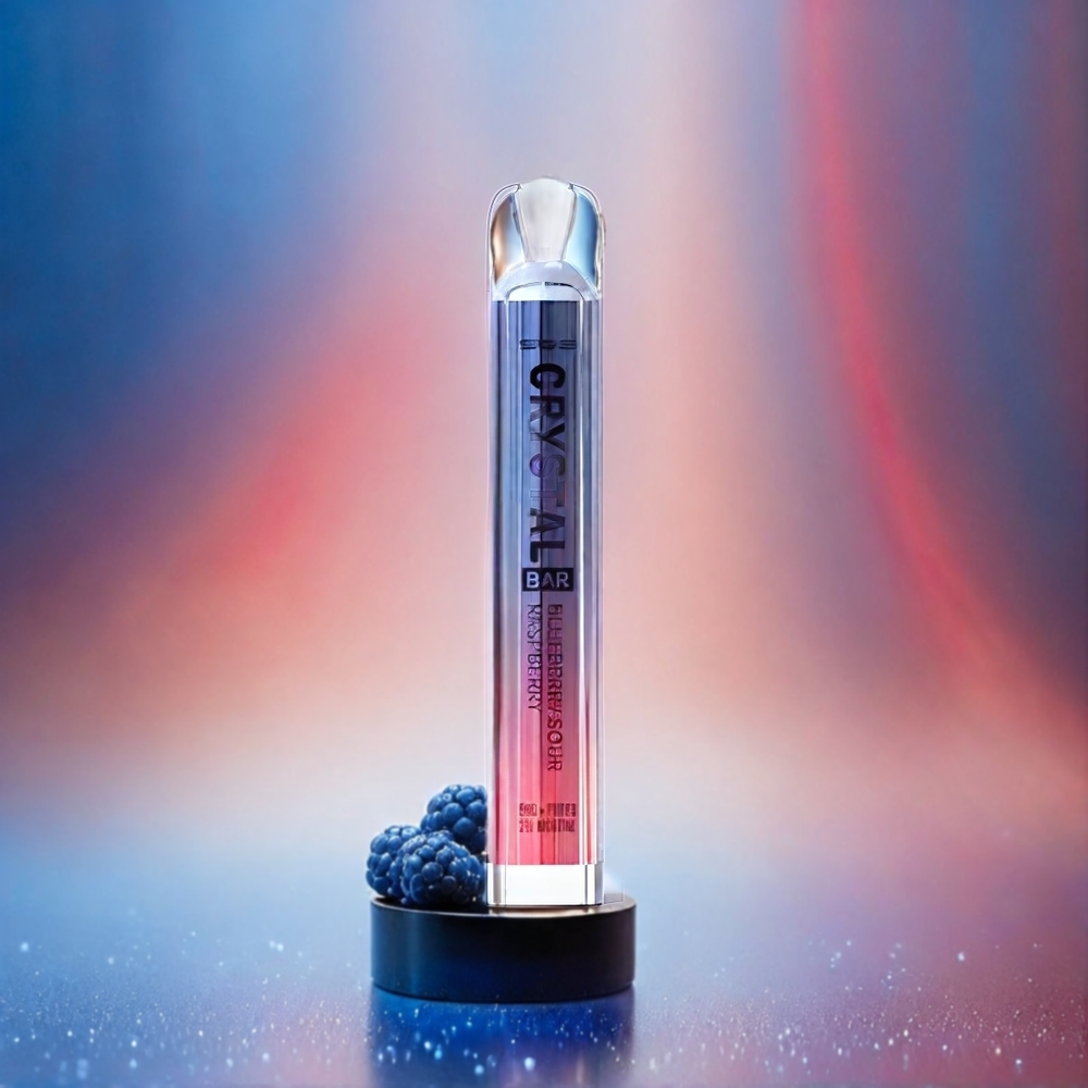SKE Crystal BAR 600 – 0%/2% Nikotin, 500mAh, 600 Puffs, Blau-Sauer-Himbeere – Schweiz Großhandel