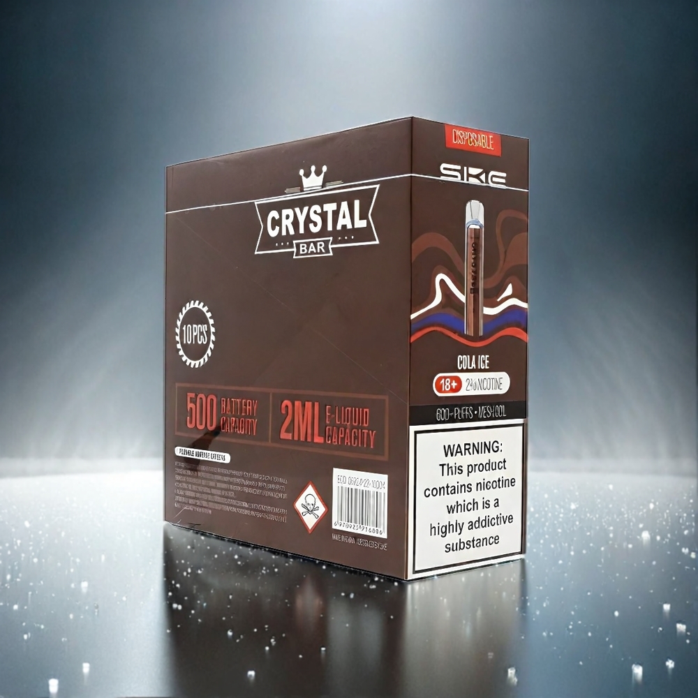 SKE Crystal BAR 600 0% / 2% Nikotin 500mAh 600 Puffs Schweiz großhandel Cola Eis