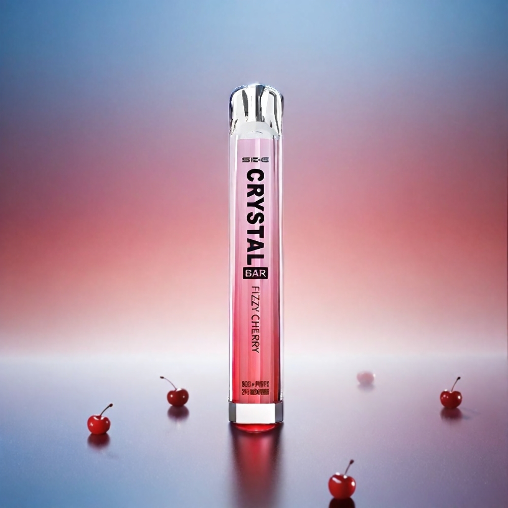 SKE Crystal BAR 600 Vape Fizzy Cherry (0%, 500mAh, 600 Puffs) Schweiz großhandel