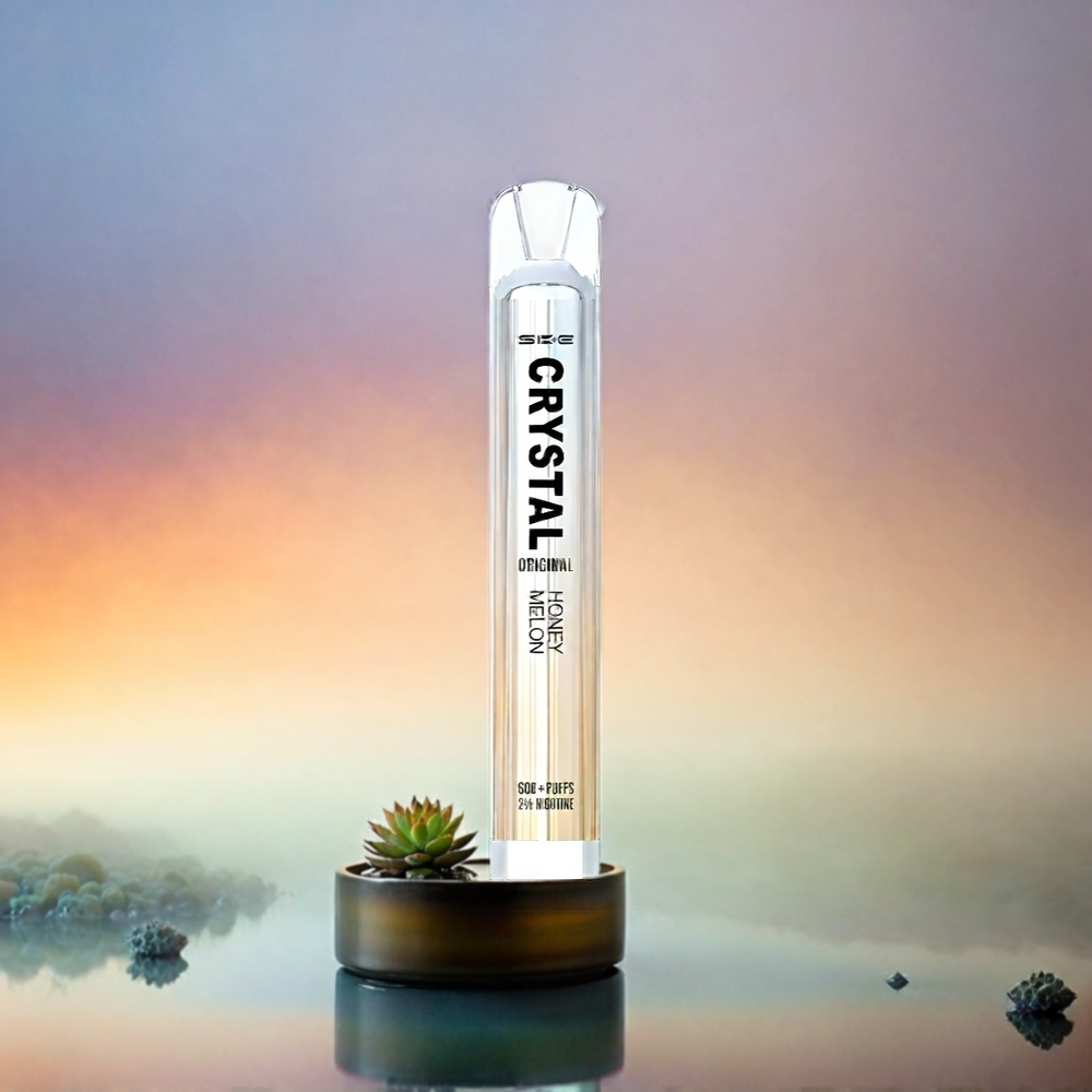 SKE Crystal BAR 600 Vape Honigmelone Schweiz Großhandel – 0%/2% Nikotin, 600 Puffs, 500mAh