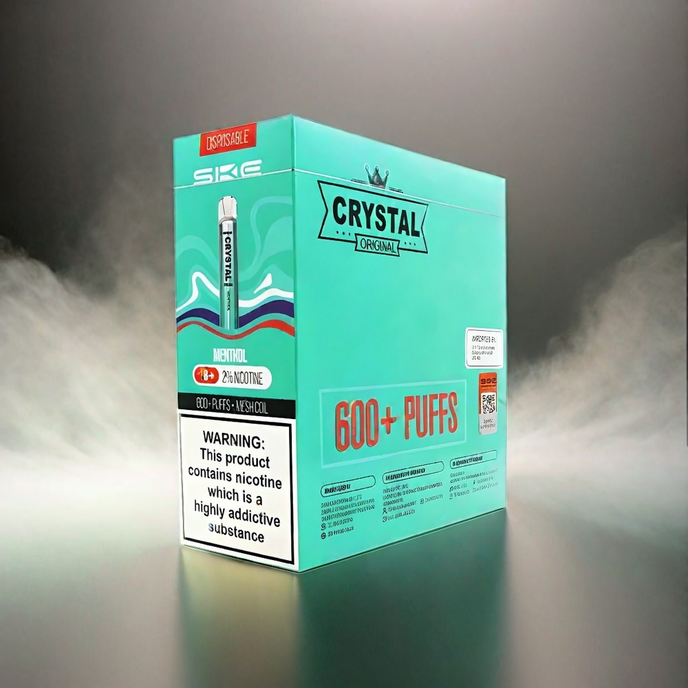 SKE Crystal BAR 600 Vape Menthol 0% 2% Nikotin 500mAh Schweiz großhandel