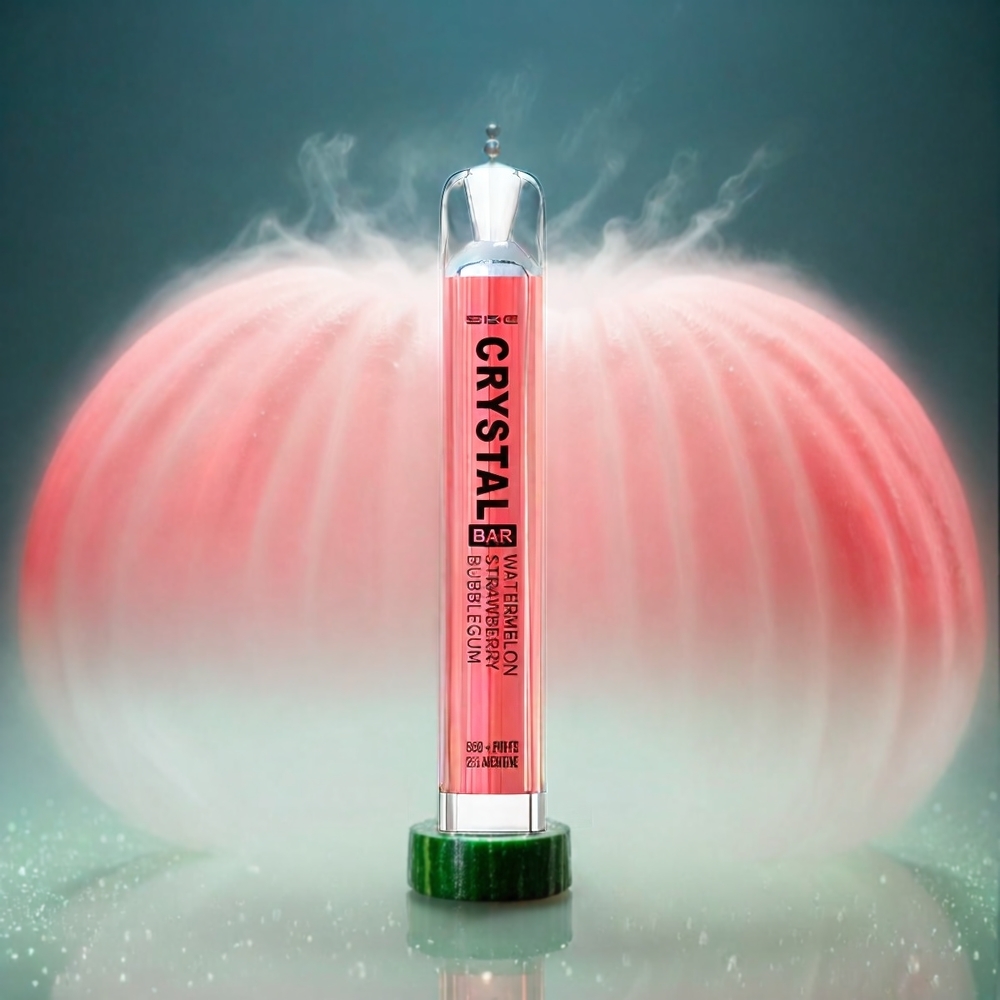 SKE Crystal BAR 600 Vape Wassermelone Erdbeere Bubblegum 0% Nikotin 500mAh 600 Puffs Schweiz großhandel