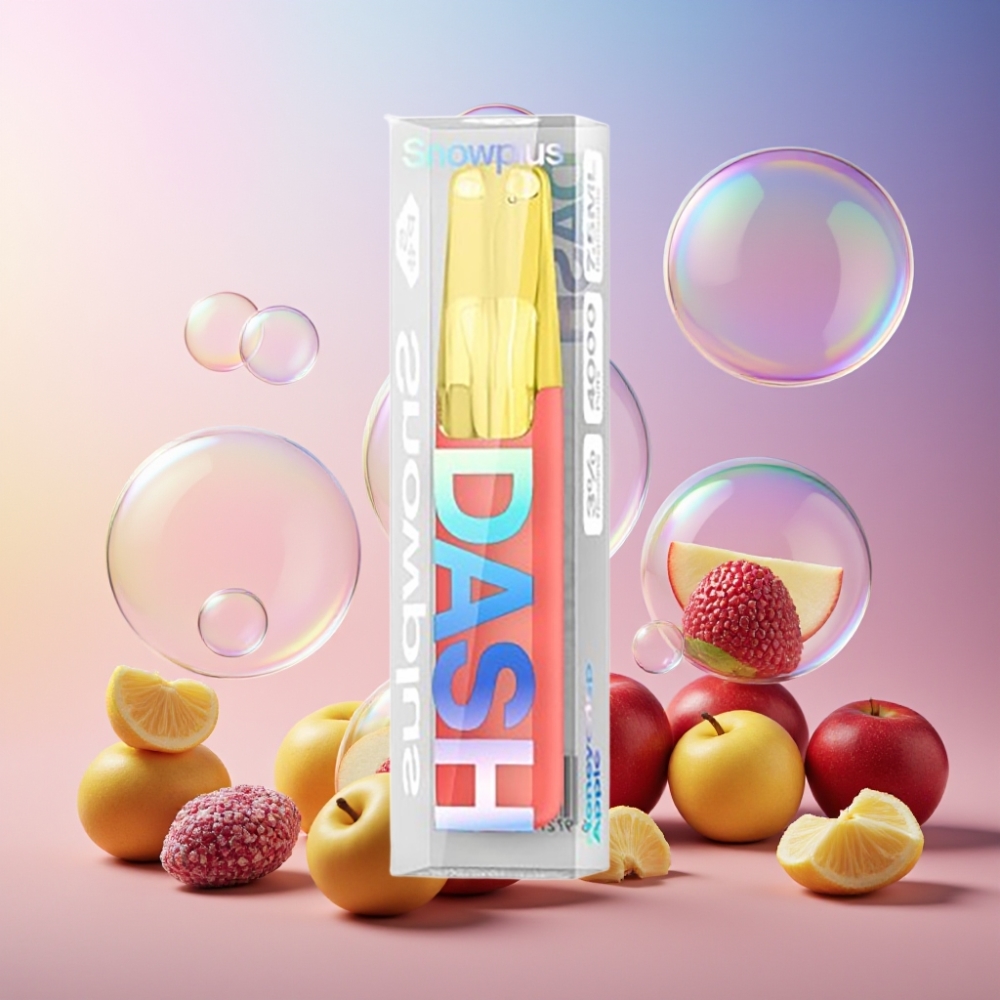Snowplus Dash 4000 Puffs Disposable Device Honeycrisp Apfel – Keramik-Akku 530 mAh 7,5 ml Schweiz Großhandel