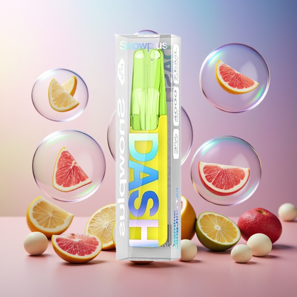 Snowplus Dash 4000 Puffs Disposable Device Jasmine LongJing Tee (Jasmin LongJing Tee) – Keramik-Atomizer, 530 mAh, 7.5 ml, Schweiz großhandel