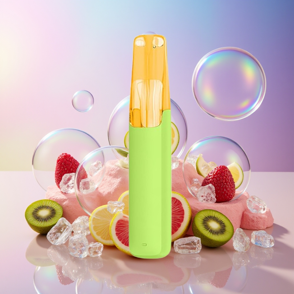 Snowplus Dash 4000 Puffs Disposable Device Kiwi Eis (7,5 ml, 4000 Züge, 530 mAh) Schweiz Großhandel