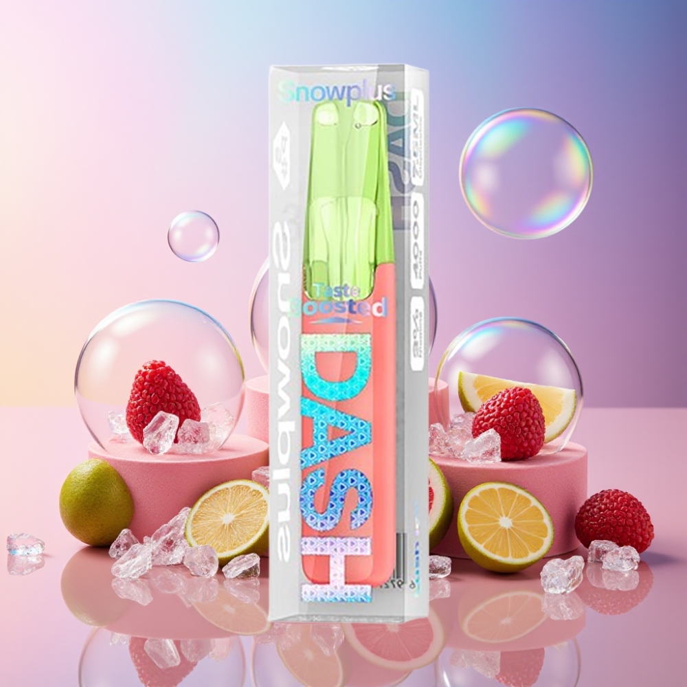 Snowplus Dash 4000 Puffs Disposable Device Lush Ice (Erfrischendes Eis) – Keramik-Atomizer, 530 mAh, 7.5 ml, Schweiz Großhandel