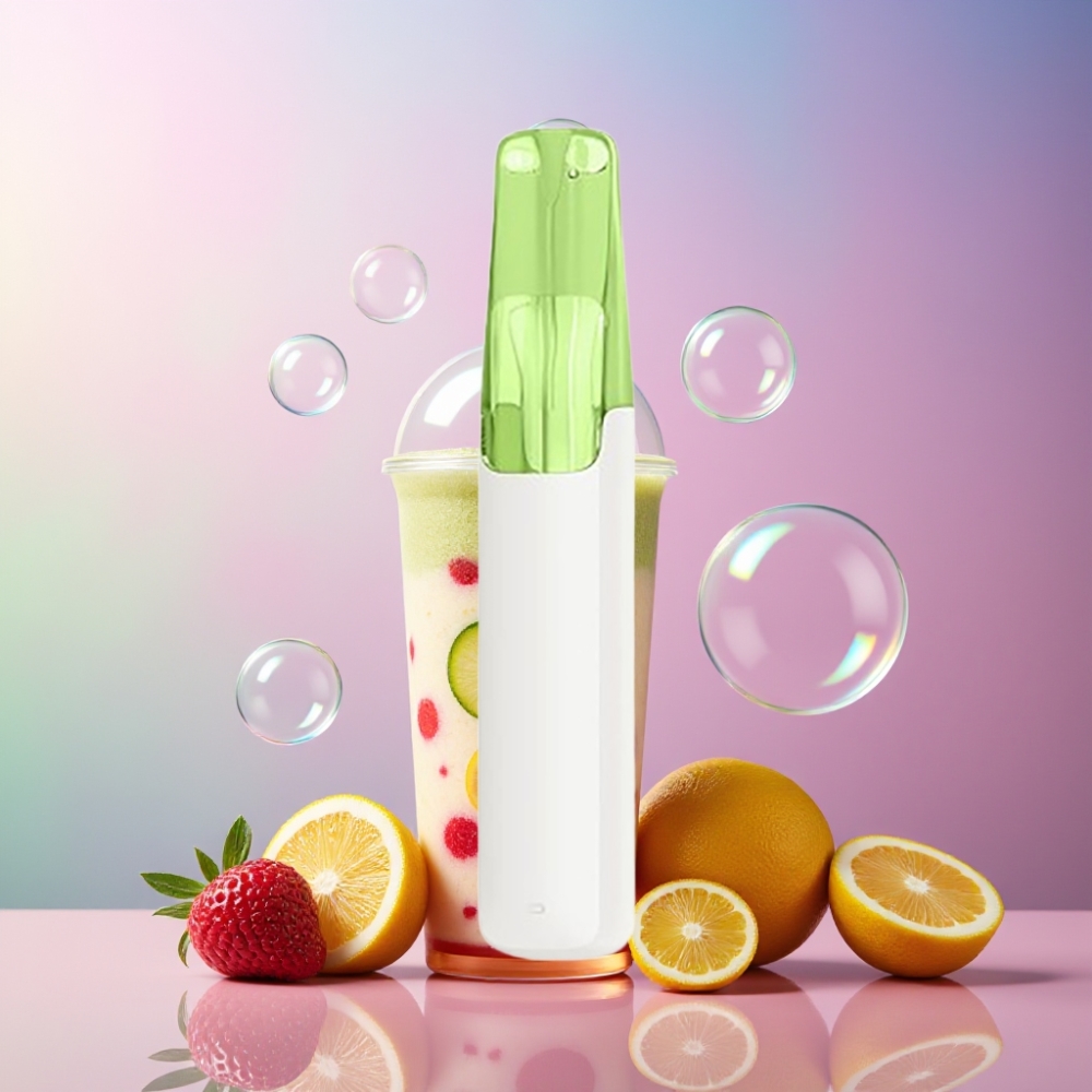 Snowplus Dash 4000 Puffs Disposable Device Matcha Smoothie – Keramik-Atomizer, 530 mAh, 7.5 ml, Schweiz großhandel