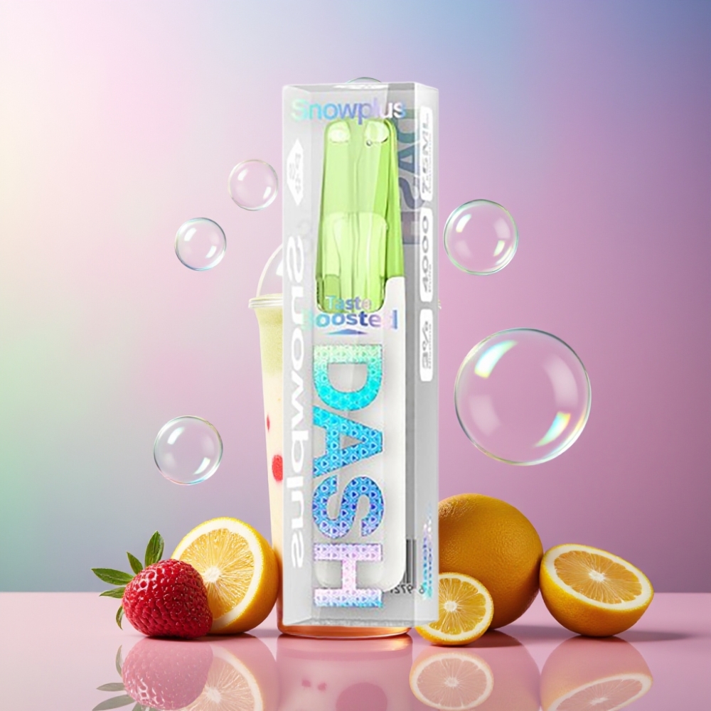Snowplus Dash 4000 Puffs Disposable Device Matcha Smoothie – Keramik-Atomizer, 530 mAh, 7.5 ml, Schweiz großhandel