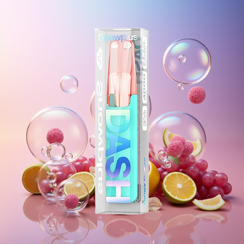 Snowplus Dash 4000 Puffs Disposable Device Saure Traube – 7,5 ml, 530 mAh, Schweiz Großhandel