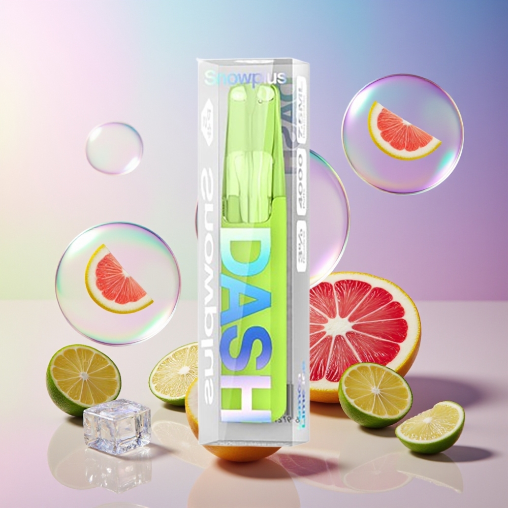 Snowplus Dash 4000 Puffs Disposable Device Zitronenlimette Eis – Keramik-Atomizer, 530 mAh, 7.5 ml Schweiz Großhandel