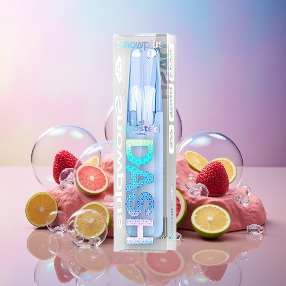 Snowplus Dash 4000 Puffs Wegwerfgerät mit Keramik-Atomizer, 530 mAh, 7.5 ml E-Liquid, Schweiz Großhandel