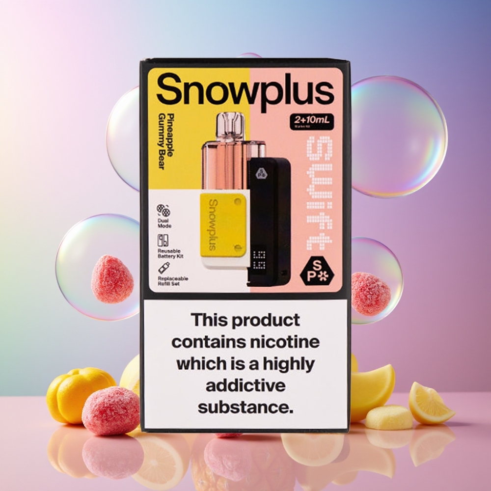 Snowplus Swift 5000 Puffs Prefilled Pod Kit Ananas Gummibärchen – 1000 mAh, 2+10 ml, Schweiz Großhandel