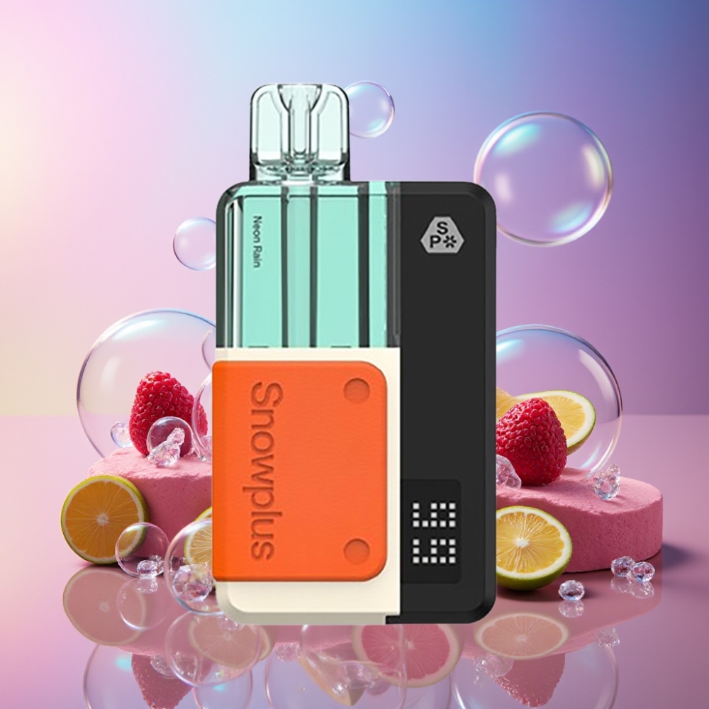 Snowplus Swift 5000 Puffs Prefilled Pod Kit Neon Regen - 1000 mAh, 2+10 ml, Dual Mesh - Schweiz großhandel