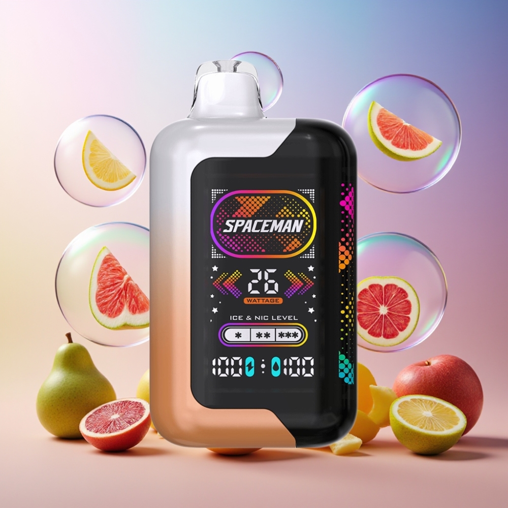SPACEMAN SP40000 Einweg-Vape Saure Mango Honigtau – 1000mAh, 20ml, 50mg/ml – Schweiz großhandel