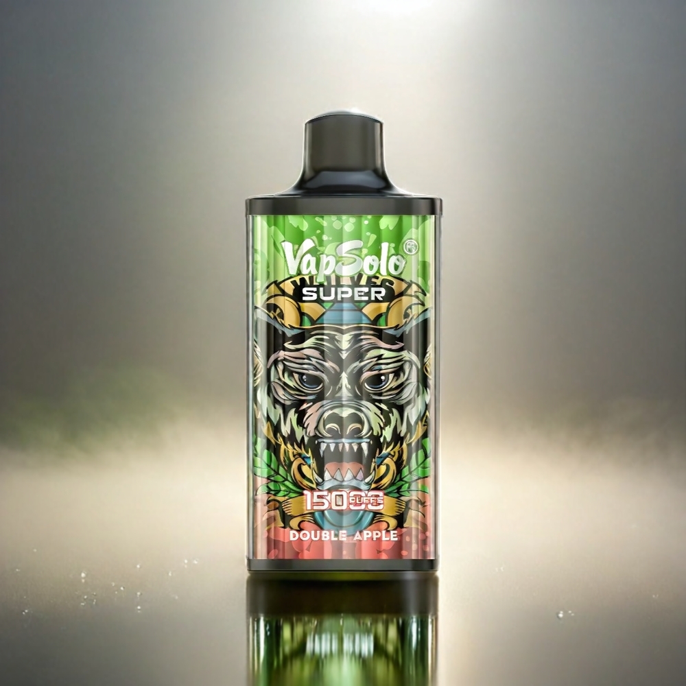 Vapsolo Super 15000 Puffs Schweiz Großhandel – 40ml E-Liquid, 850mAh, Type-C, Doppelapfel