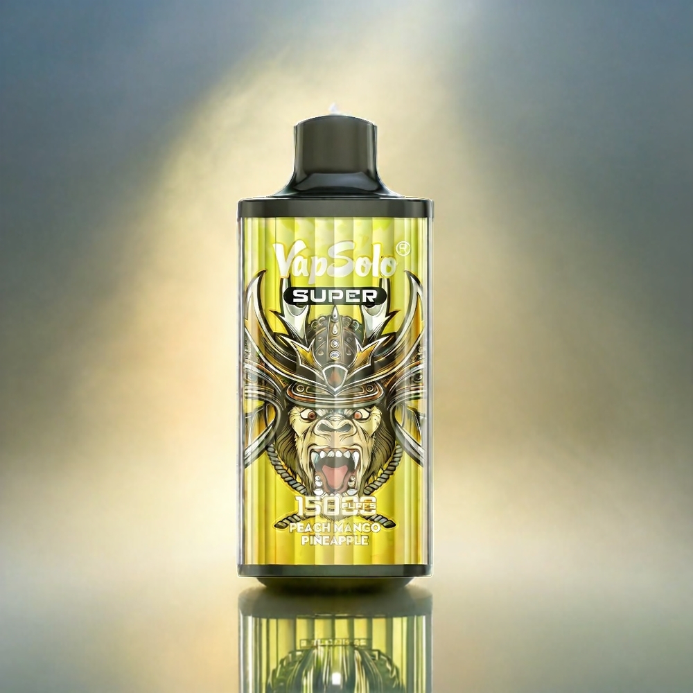 Vapsolo Super 15000 Puffs Schweiz Großhandel – 40ml E-Liquid, 850mAh, Type-C, Peach Mango Pineapple (Pfirsich Mango Ananas)