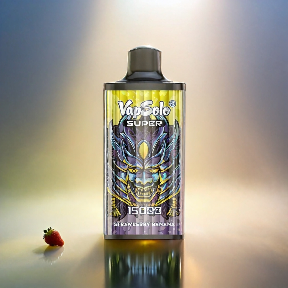 Vapsolo Super 15000 Puffs Schweiz Großhandel - 40ml E-Liquid, 850mah, Erdbeere Banane