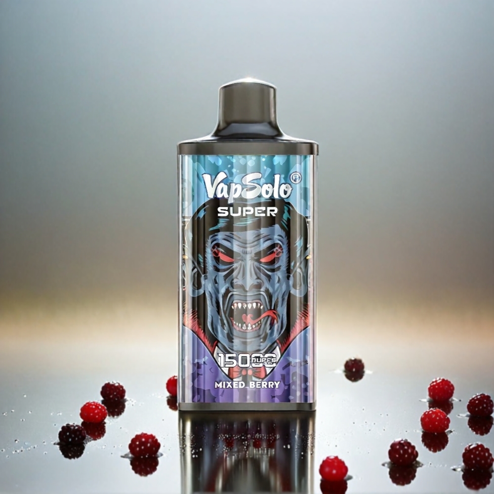 Vapsolo Super 15000 Puffs Vape Mixed Beeren (40ml, 850mAh, Typ-C) Schweiz Großhandel