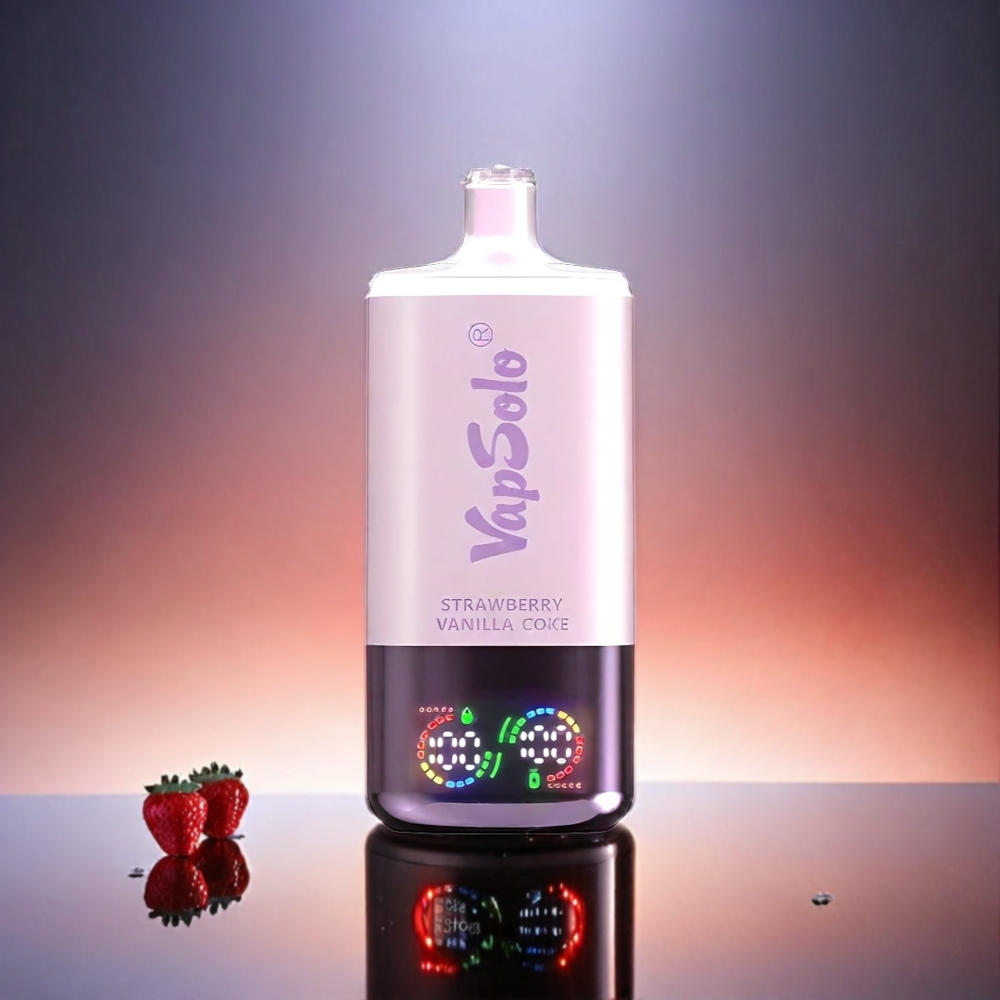 VapSolo Tripe 30000 Puffs Schweiz Großhandel – 40ml E-Liquid, 20/50 mg/ml, Typ-C – Erdbeer Vanille Cola