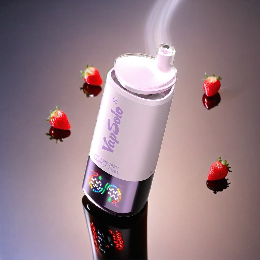 VapSolo Tripe 30000 Puffs Schweiz Großhandel – 40ml E-Liquid, 20/50 mg/ml, Typ-C – Erdbeer Vanille Cola