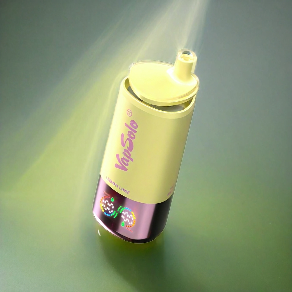 VapSolo Tripe 30000 Puffs Schweiz Großhandel – 40ml E-Liquid, 3 Öltanks, Type-C, Lemon Lime (Zitrone-Limette)