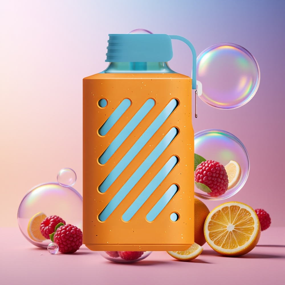 VOZOL GEAR 10000 Einweg-Vape Himbeere-Mandarine – 10000 Züge, 20 ml E-Liquid, 500mAh, Schweiz Großhandel