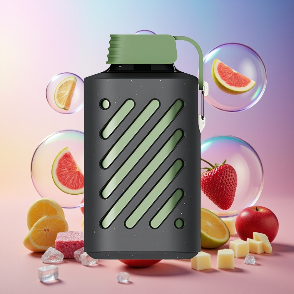 VOZOL GEAR 10000 Einweg-Vape Schweiz Großhandel – 10000 Puffs, 30 Geschmacksrichtungen, 20 ml E-Liquid, 500mAh – Sauerapfel Eis