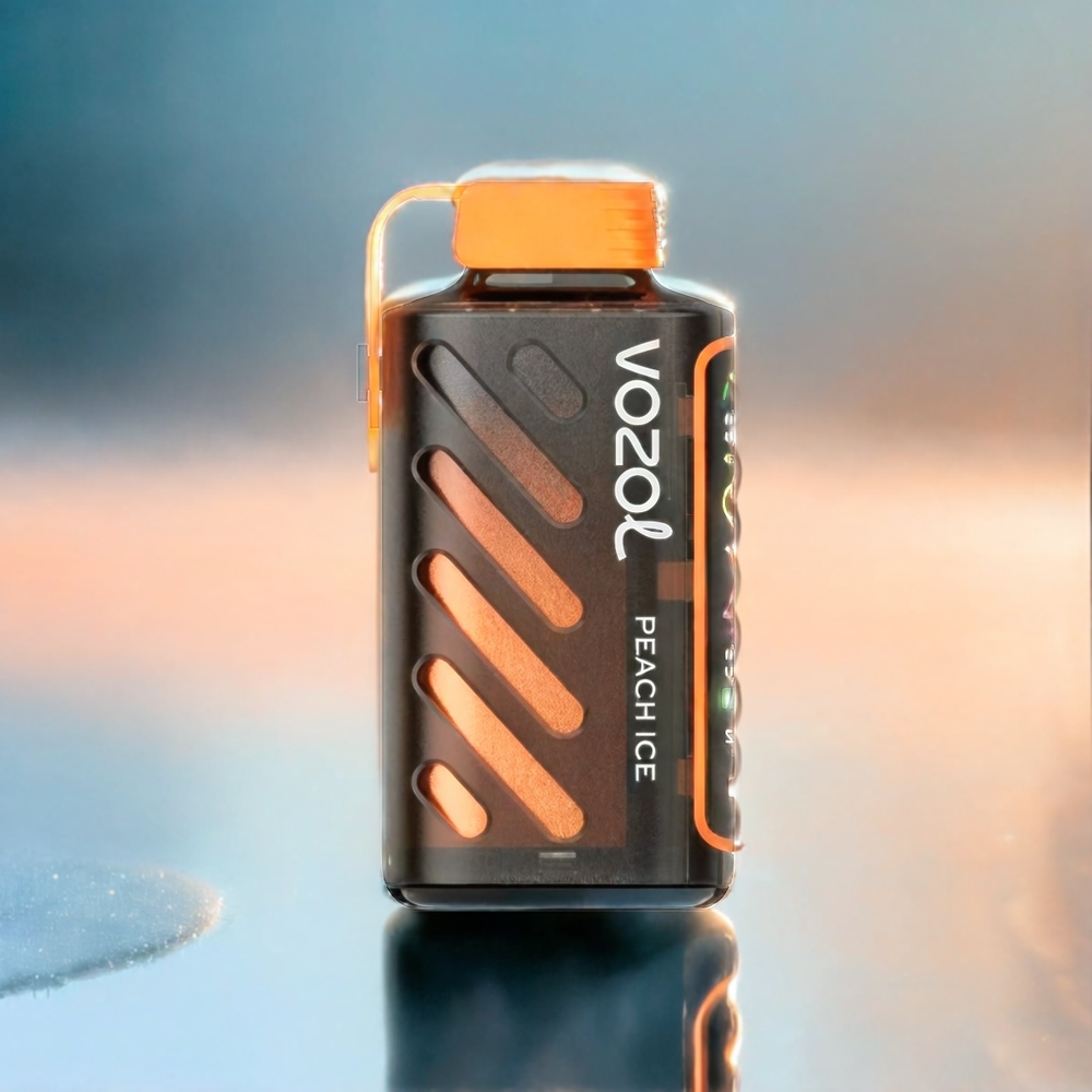 VOZOL Gear Power 20000 Puffs S.i.L.C. Tech, Dual Mesh Coil, 20mL, 5% Nikotin, Pfirsich Eis - Schweiz Großhandel