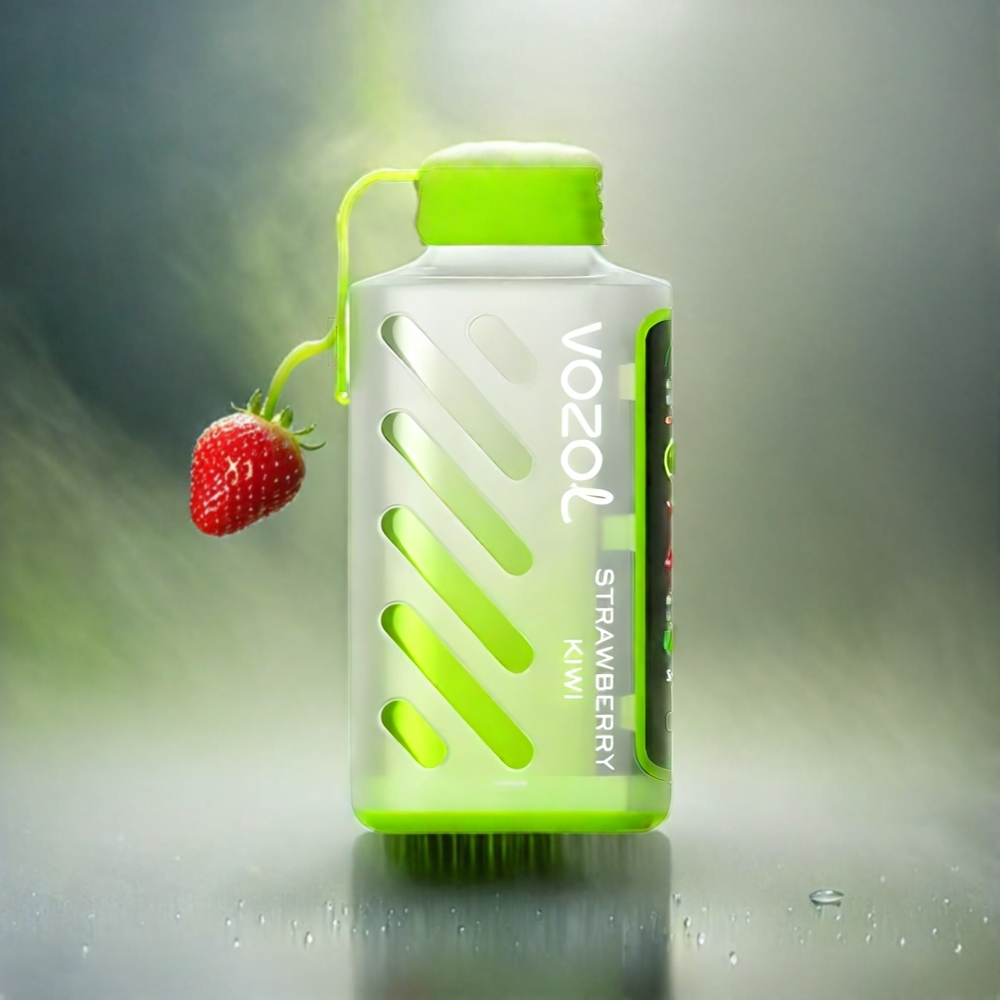 VOZOL Gear Power 20000 Puffs S.i.L.C. Tech Dual Mesh Coil 20mL Schweiz Großhandel Erdbeer Kiwi