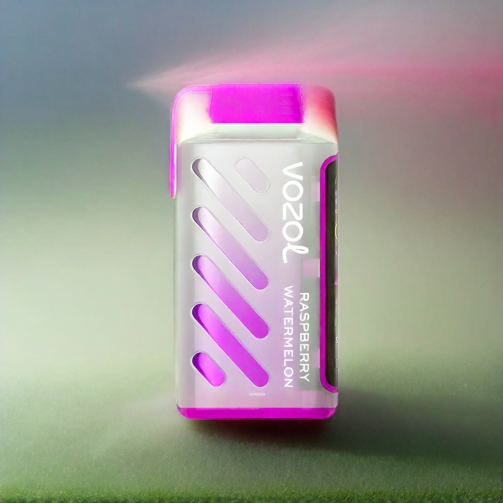 VOZOL Gear Power 20000 Puffs Schweiz Großhandel – 20mL, 5%(50mg), Dual Mesh Coil, Vollbild-Display – Himbeere Wassermelone