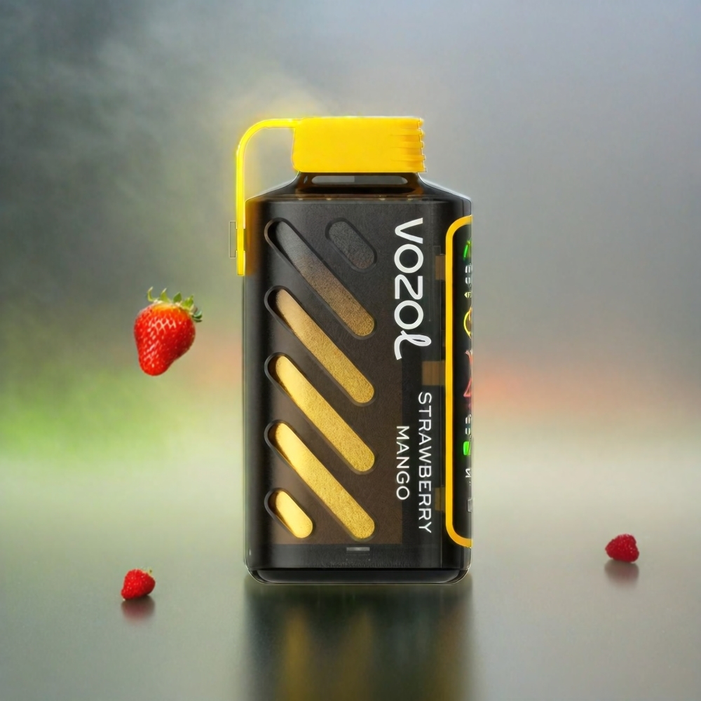 VOZOL Gear Power 20000 Puffs Schweiz Großhandel – 20mL, 5% Nikotin, Erdbeer-Mango, Dual Mesh Coil, Full Screen Display