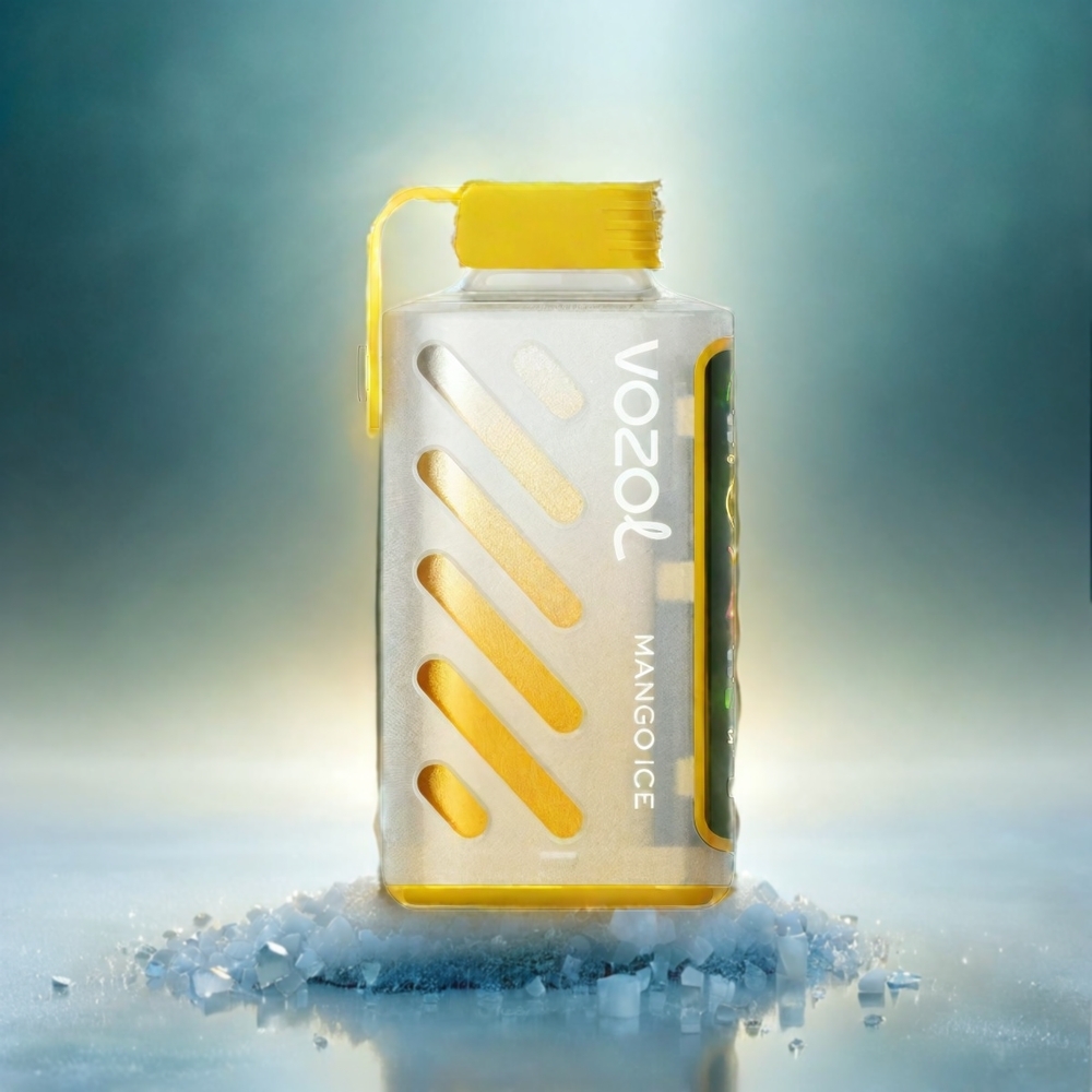 VOZOL Gear Power 20000 Puffs Schweiz grosshandel mit 20mL, Dual Mesh Coil und S.i.L.C. Tech – Mango-Eis