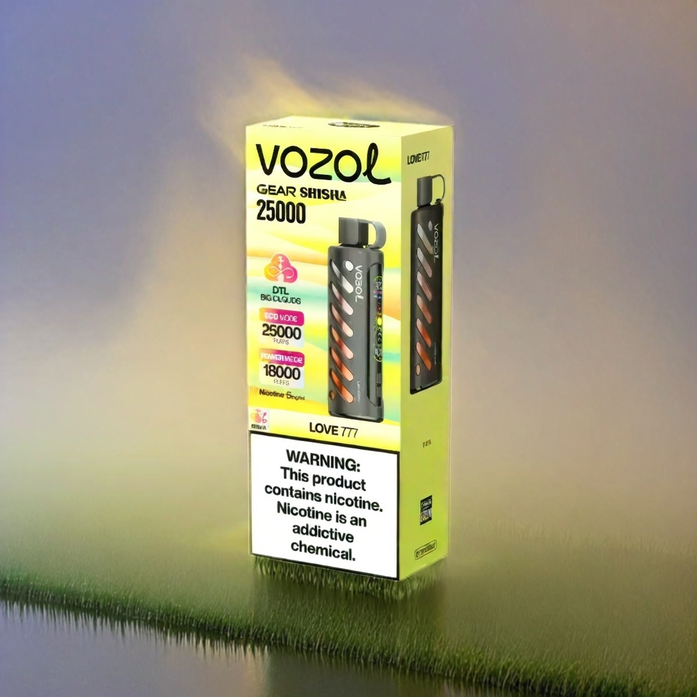 VOZOL Gear Shisha 25000 Puffs 30 Leckere Geschmacksrichtungen Dual Mesh Dual Modes 1000mAh Schweiz Großhandel