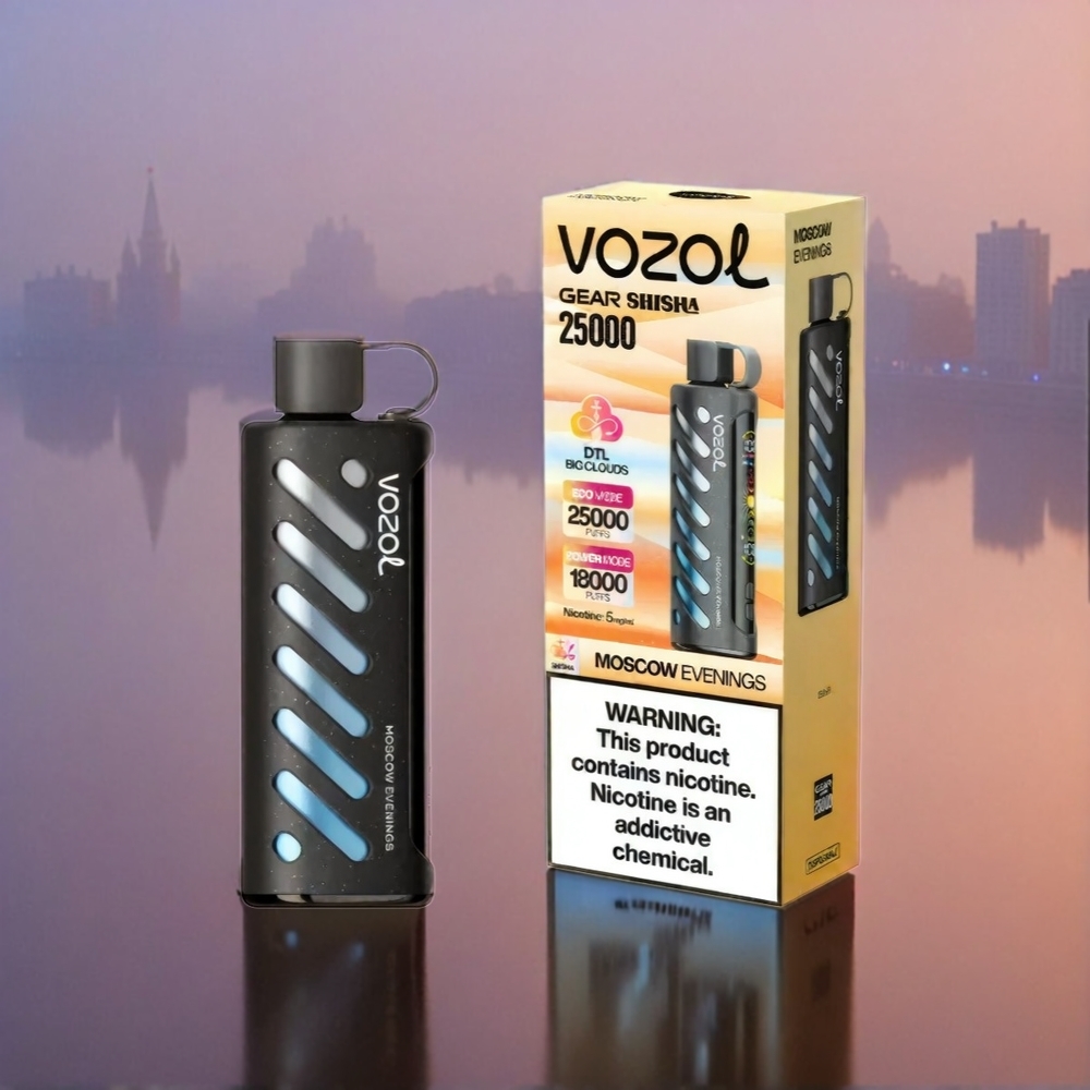 VOZOL Gear Shisha 25000 Puffs Schweiz Großhandel mit 30 leckeren Aromen, Dual Mesh Dual Modes, 1000mAh Akku