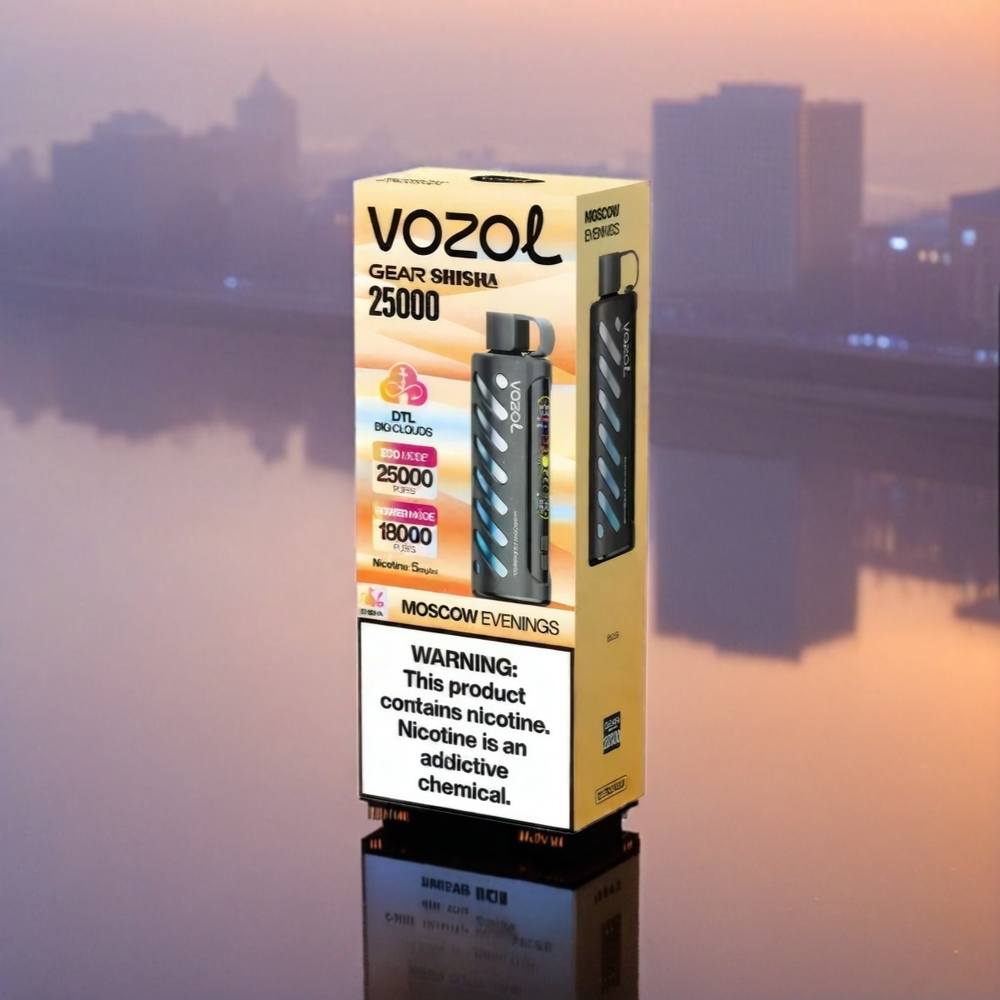 VOZOL Gear Shisha 25000 Puffs Schweiz Großhandel mit 30 leckeren Aromen, Dual Mesh Dual Modes, 1000mAh Akku