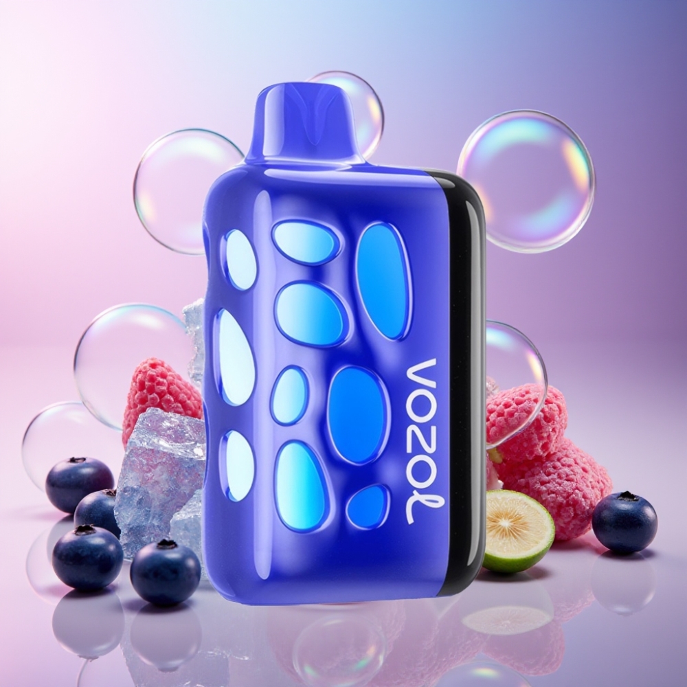 VOZOL RAVE 40000 Einweg-Vape Blaubeer-Eis – 270° Vibrant Glow, Beat-Synced Party Mode, 20/50mg/ml, 1000mAh, Schweiz Großhandel